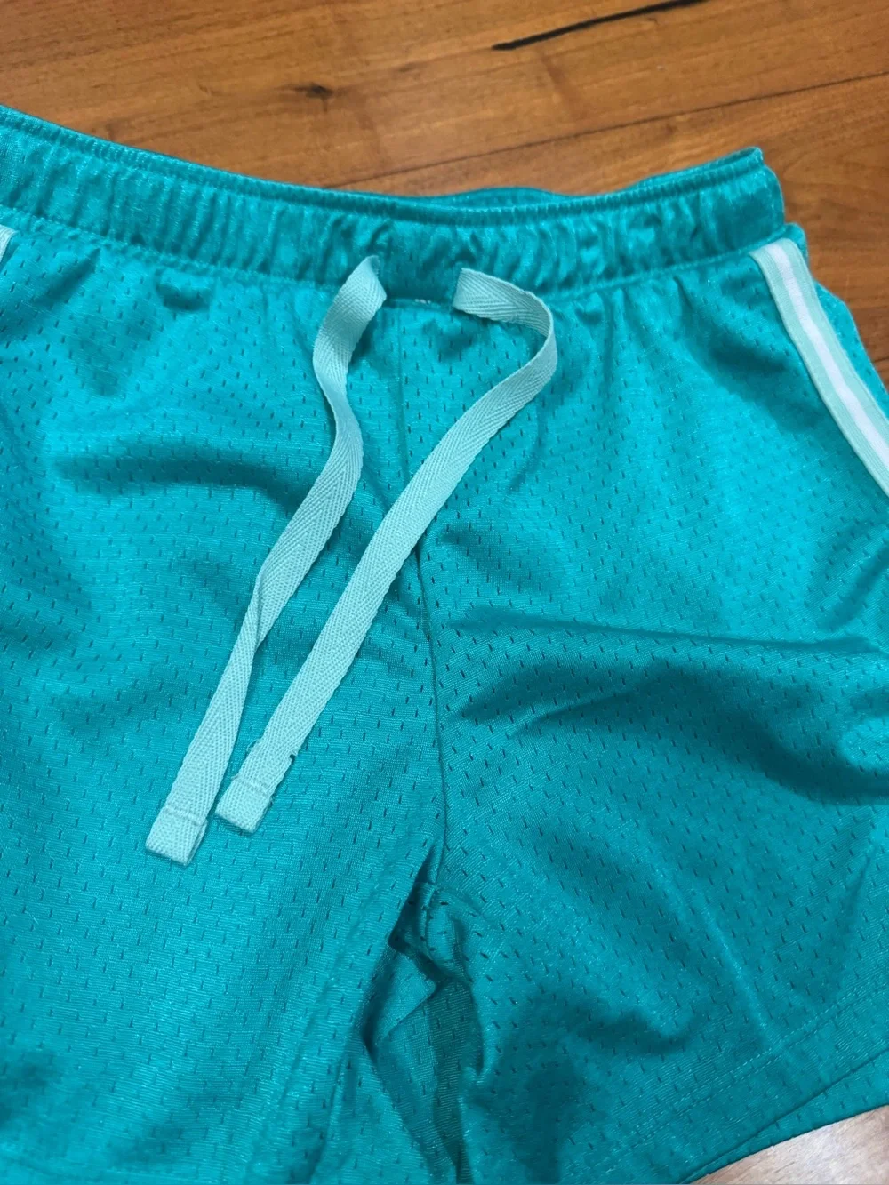 Old Navy Girls Athletic Drawstring Shorts - Hot Pink & Teal